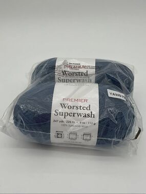 Premier Worsted Superwash Yarn - Navy